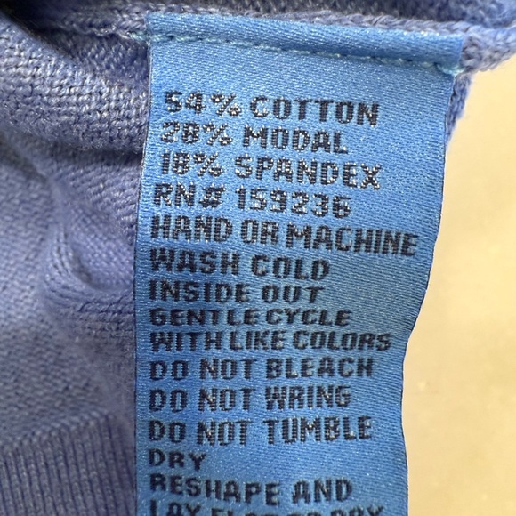 J. McLaughlin Marnie Women’s Sweater Blue V-Neck Long Sleeves Sz XL - Picture 12 of 13